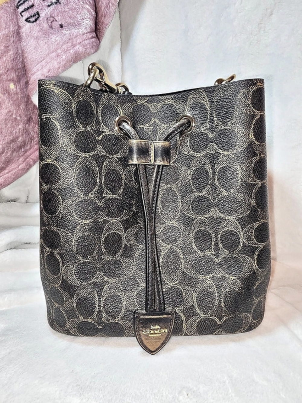 Coach Rowan Bucket Bag In Loved Signature Canvas